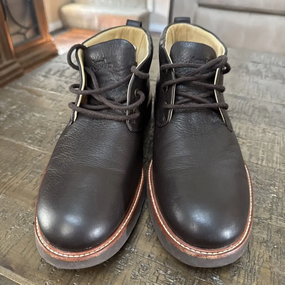 Samuel Hubbard Re-Boot Chukka Boots Mens 11 M  Brown Leather Comfort Vibram